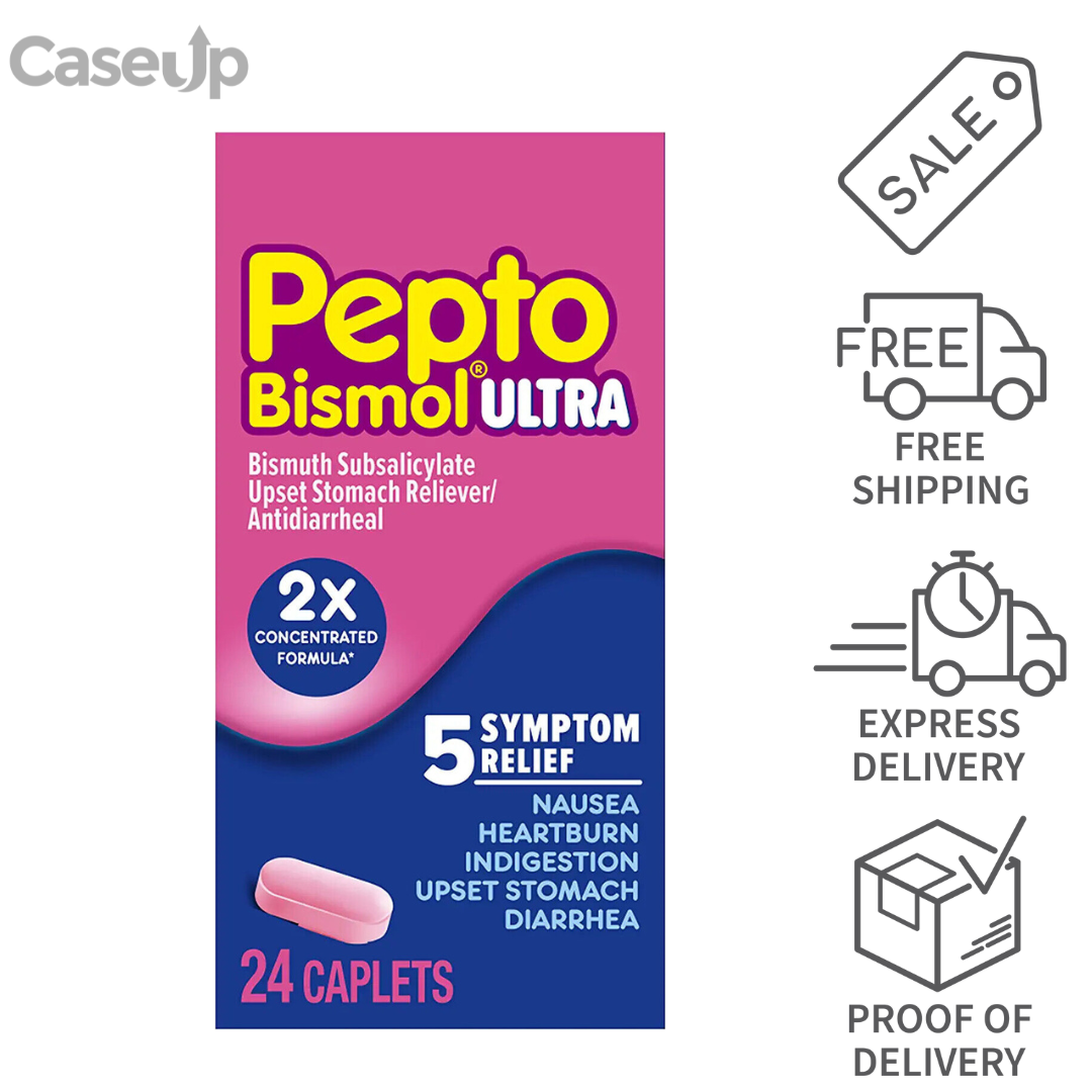 Pepto Bismol Ultra *X2 Concentrated* Caplets – CaseUp